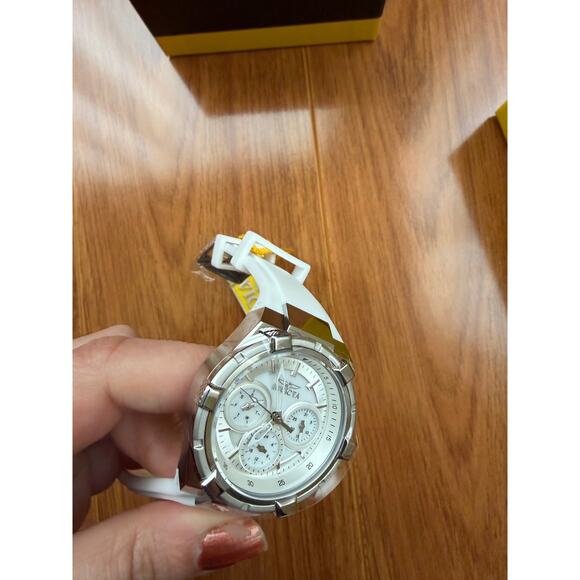 Invicta Aviator Women\'s Watch w/ Mother of Pearl Dial - 36mm, White main image 8